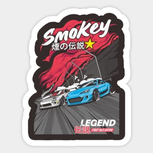 Smokey legend Sticker